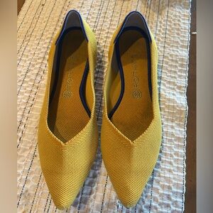 Rothy's Marigold Yellow pointed Flats